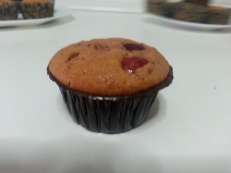 Muffins de cerezas